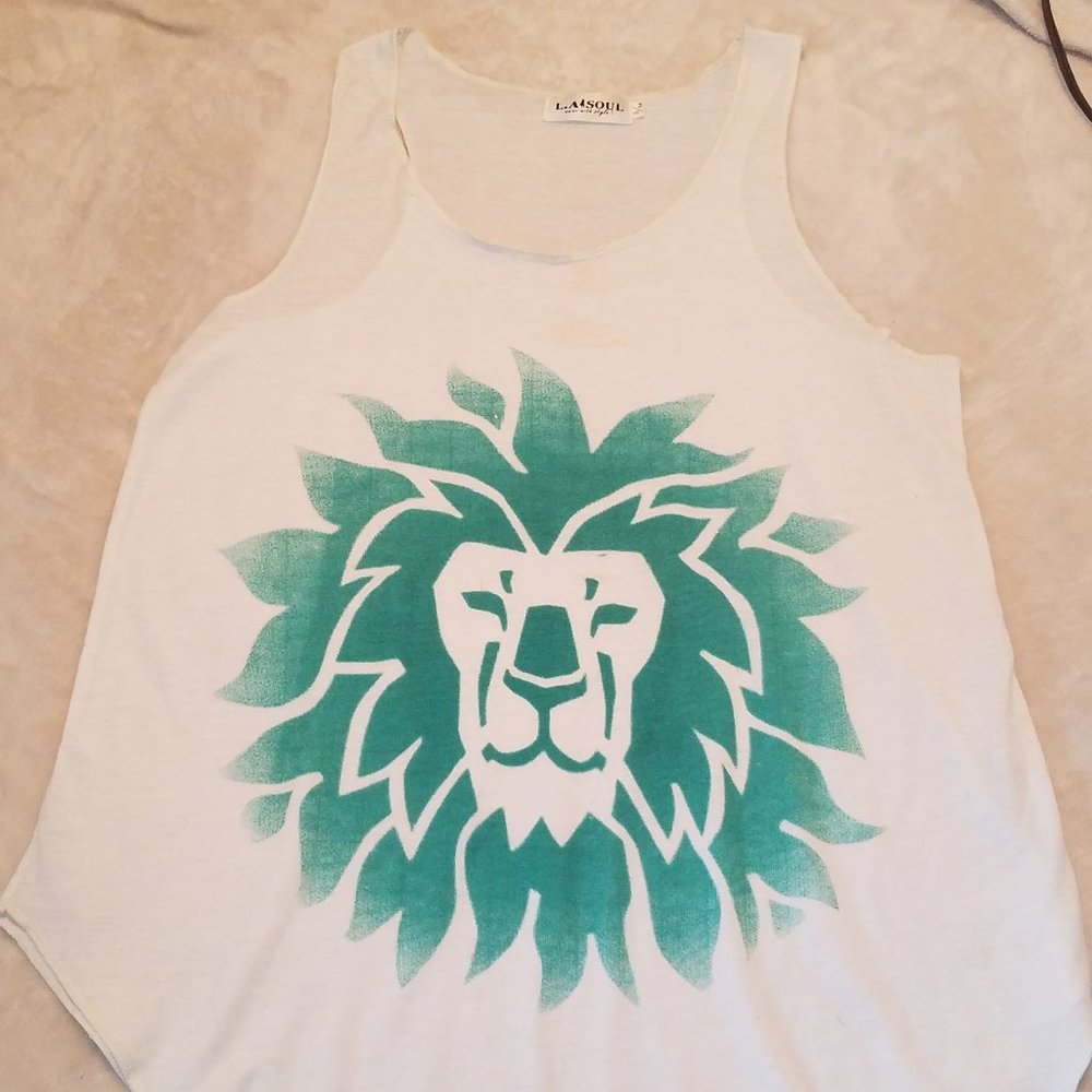 White Lion Tank Top